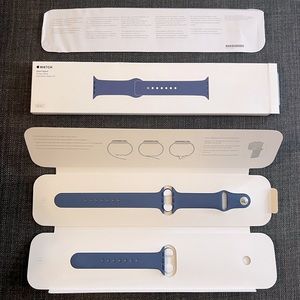 New Apple Watch Sport Band - Ocean Blue - 38mm